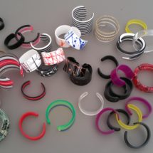 Bracciali realissati in TRESPEX