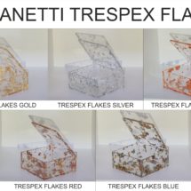Cofanetti realizzat in TRESPEX Flakes