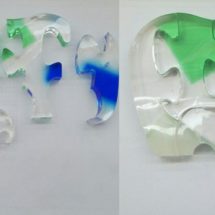 Elefantino Puzzle realizzato in TRESPEX Mosaic