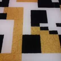 TRESPEX Mosaic Nero Bianco Oro