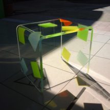 Panchetto realizzato in TRESPEX Mosaic