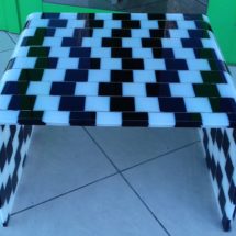Panchetto ILLUSION realizzato in TRESPEX Mosaic