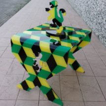 Panchetto MAGGIORE realizzato in TRESPEX Mosaic