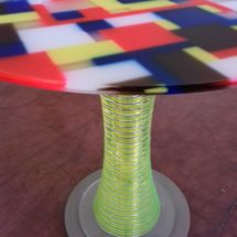 Tavolo realizzato in TRESPEX Mosaic